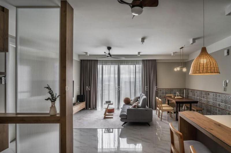 Kediaman Servis untuk Dijual di TriTower Residence @ Johor Bahru Sentral - Dennis Lee - Living Room - PropertyGuru.com.my