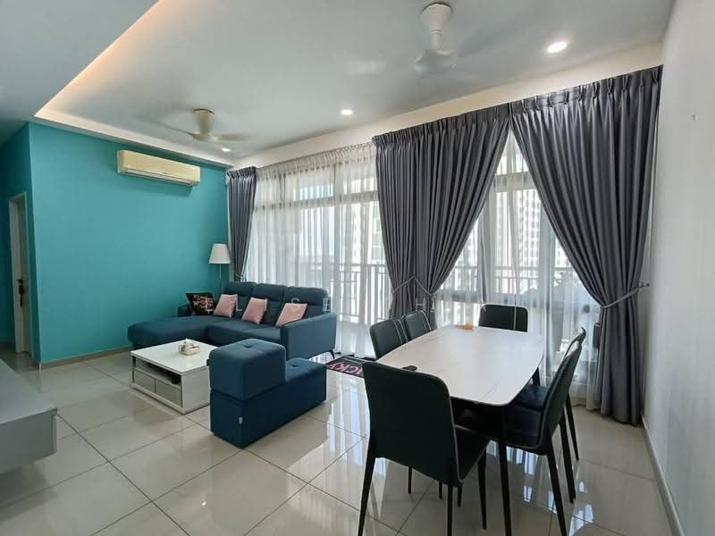 Service Residence for Sale at 8Scape Residence @ Sutera - Elise Chia - Living Room - PropertyGuru.com.my