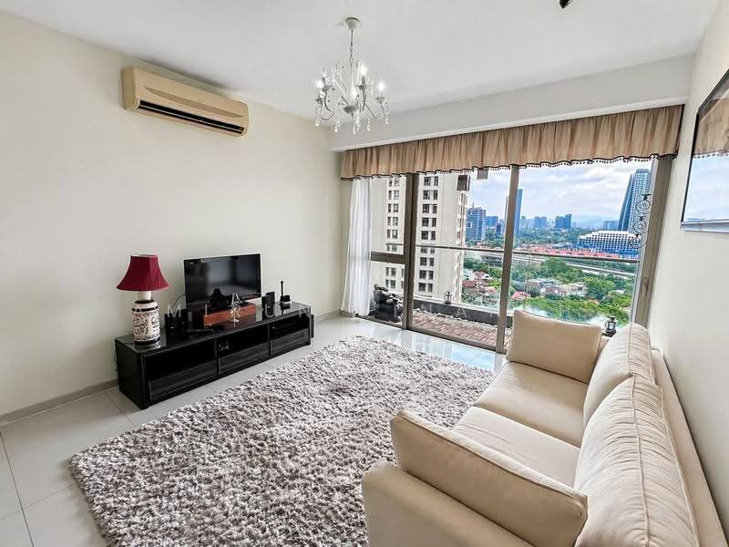 Service Residence for Sale at myHabitat - Amirun Kinanah - Living Room - PropertyGuru.com.my