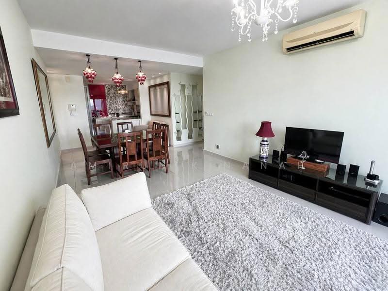 Service Residence for Sale at myHabitat - Amirun Kinanah - Living Room - PropertyGuru.com.my