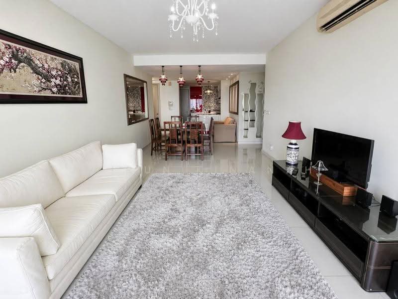 Service Residence for Sale at myHabitat - Amirun Kinanah - Living Room - PropertyGuru.com.my