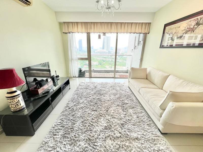 Service Residence for Sale at myHabitat - Amirun Kinanah - Living Room - PropertyGuru.com.my
