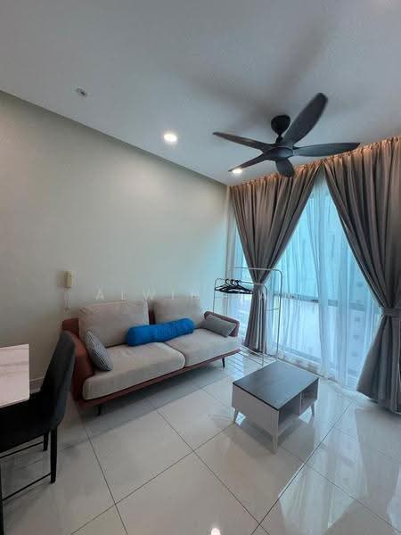 Service Residence for Sale at Greenfield Residence - Alwin Tan - Living Room - PropertyGuru.com.my