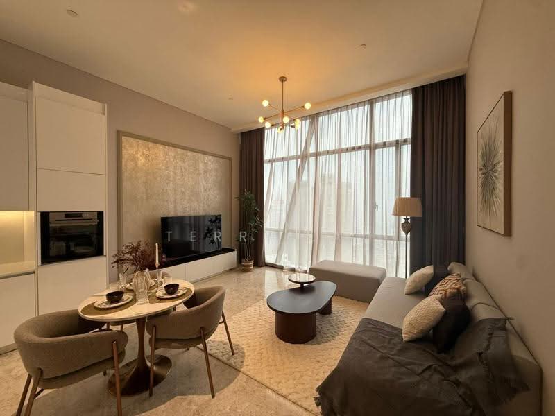 Kediaman Servis untuk Disewa di SO Sofitel Kuala Lumpur Residences - Terry Law - Living Room - PropertyGuru.com.my