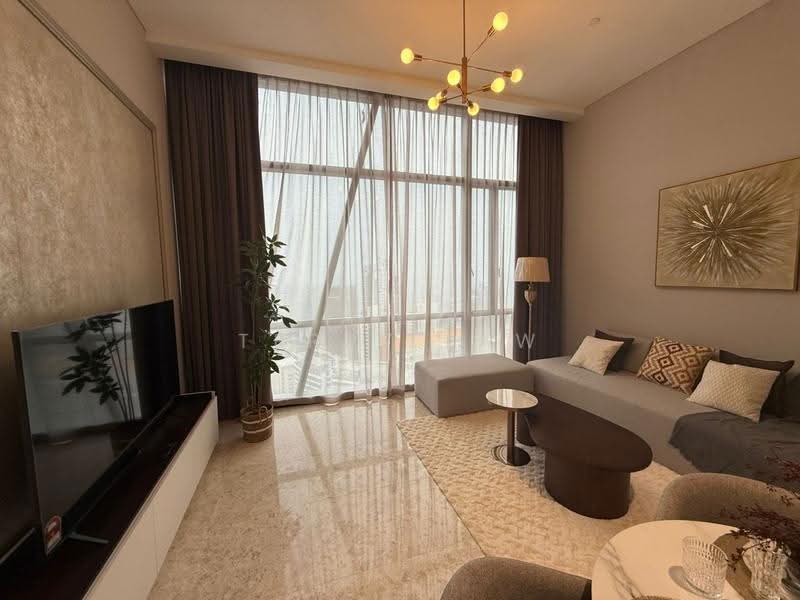 Kediaman Servis untuk Disewa di SO Sofitel Kuala Lumpur Residences - Terry Law - Living Room - PropertyGuru.com.my
