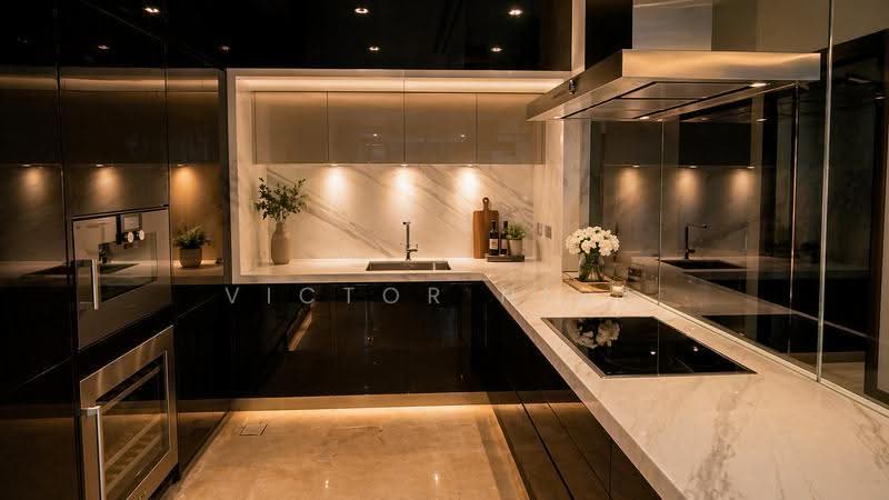 Service Residence for Rent at The Ritz-Carlton Residences - Victor Higa - Kitchen - PropertyGuru.com.my
