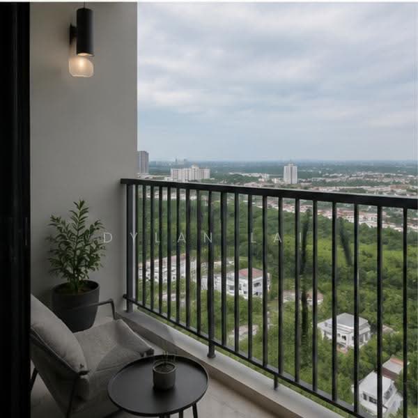Kediaman Servis untuk Dijual di Kanvas SOHO - Dylan Lai - Balcony - PropertyGuru.com.my