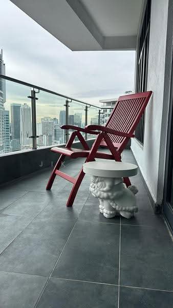 Service Residence for Sale at Legasi Kampung Bharu - Jik Wafa - Balcony - PropertyGuru.com.my