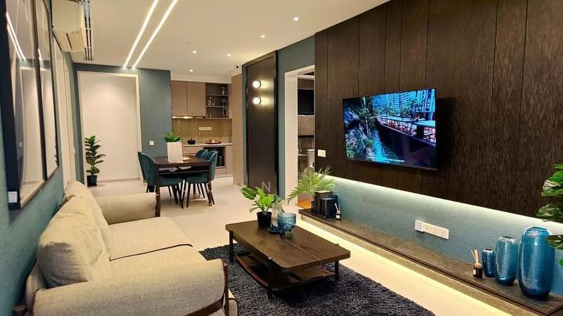 Service Residence for Sale at Causewayz Square @ JBCC - John Lee - Living Room - PropertyGuru.com.my