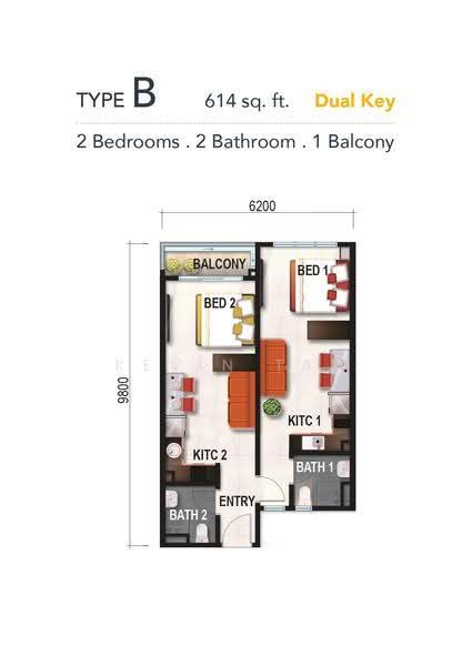 Kondominium untuk Dijual di Verte Medini Residence - Kevin Tan - PropertyGuru.com.my
