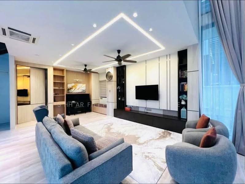 Semi-Detached House for Sale in Denai Alam (Shah Alam) - Ashraff Daniel - Living Room - PropertyGuru.com.my