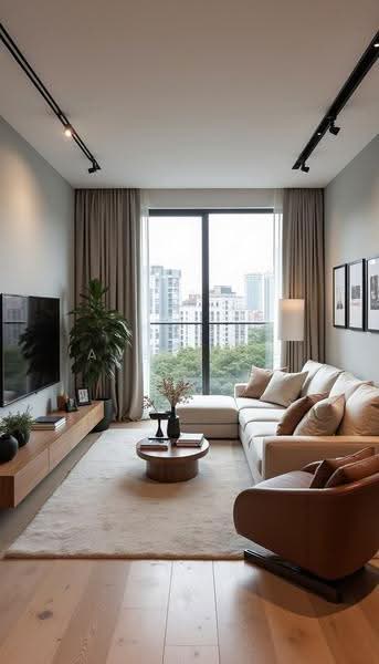 Kediaman Servis untuk Dijual di Laurel Residence - Avex Kee - Living Room - PropertyGuru.com.my