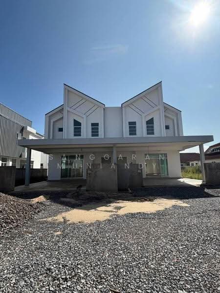 Semi-Detached House for Sale in Rumah Berkembar Dua Tingkat di Jitra, Kedah (Jitra) - Sanggaran Muniandy - Exterior - PropertyGuru.com.my