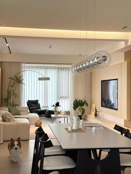 Service Residence for Sale at Residensi Naluri - Angel Ko - Living Room - PropertyGuru.com.my