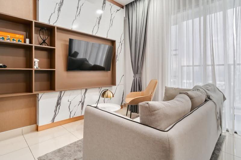 Service Residence for Sale at Trion @ KL - Lee Jaeyun - Living Room - PropertyGuru.com.my