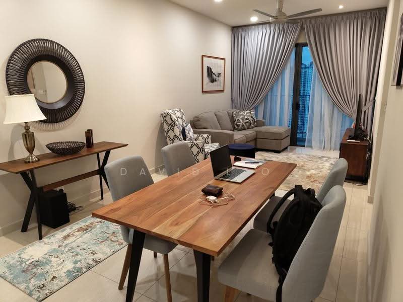 Service Residence for Rent at Datum Jelatek Residence - David Lao - Living Room - PropertyGuru.com.my