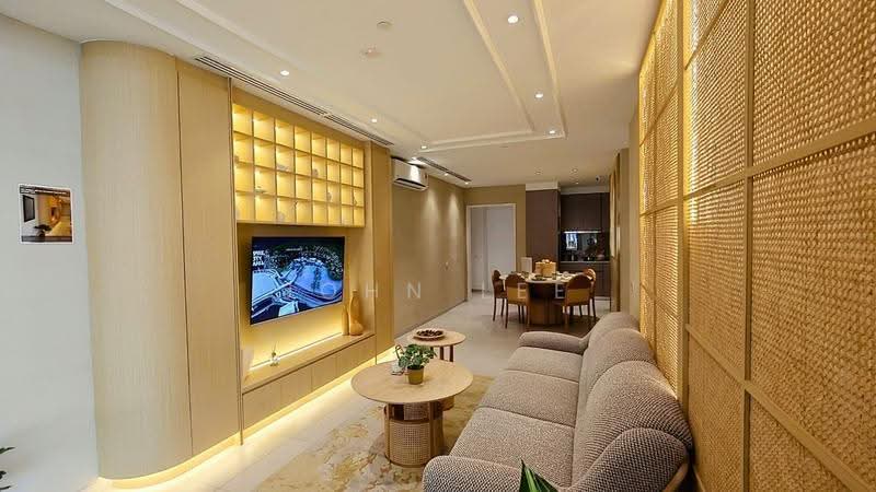 Service Residence for Sale at Causewayz Square @ JBCC - John Lee - Living Room - PropertyGuru.com.my