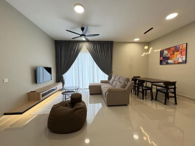 Kediaman Servis untuk Disewa di Residensi Ava @ Kiara Bay - Alvin Lam - Living Room - PropertyGuru.com.my