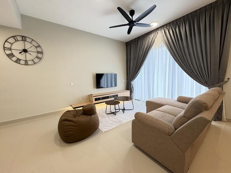 Kediaman Servis untuk Disewa di Residensi Ava @ Kiara Bay - Alvin Lam - Living Room - PropertyGuru.com.my