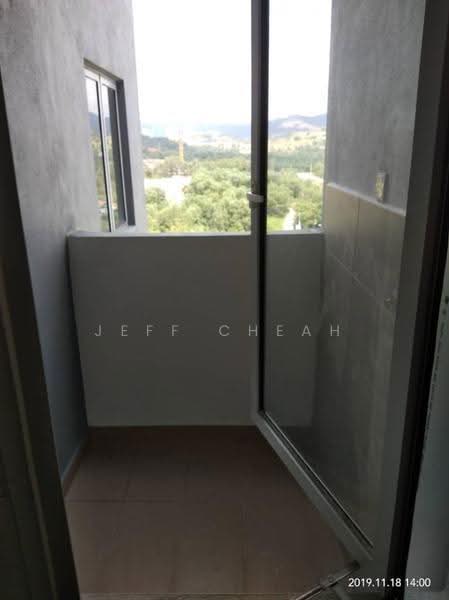 Condominium for Rent at Permata Residences - Jeff Cheah - Balcony - PropertyGuru.com.my