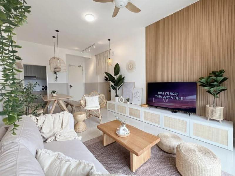 Kediaman Servis untuk Dijual di Twin Tower Residence - Bryan Chiew - Living Room - PropertyGuru.com.my