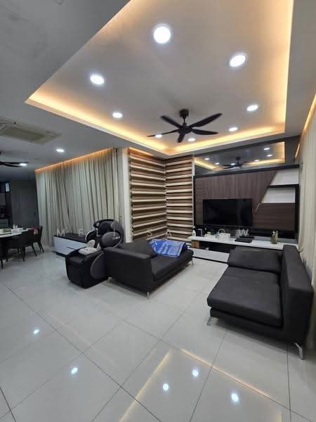Rumah Kluster untuk Dijual di Taman Eco Cascadia (Tebrau) - Melissa Low - Living Room - PropertyGuru.com.my