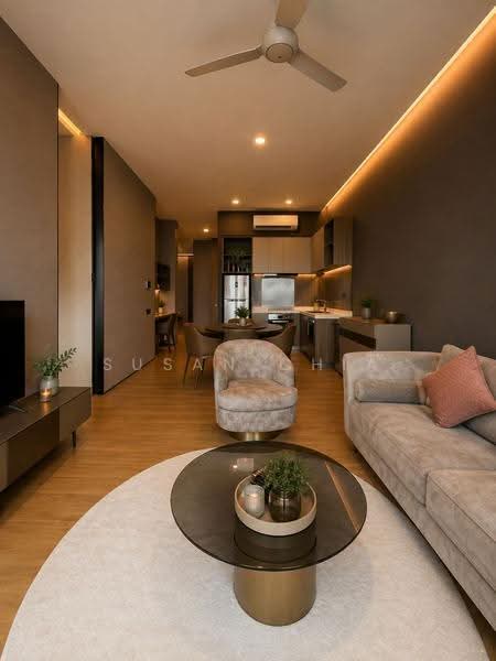 Kediaman Servis untuk Dijual di City of Dreams - Susan Chia - Living Room - PropertyGuru.com.my