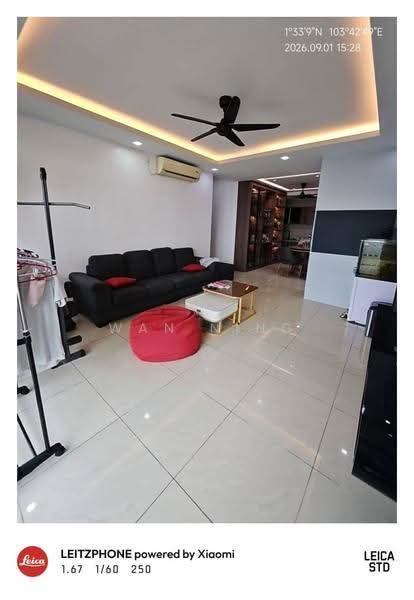 Service Residence for Rent at D'Secret Garden (Pangsapuri Kempas Indah) - Wan Ning - Living Room - PropertyGuru.com.my