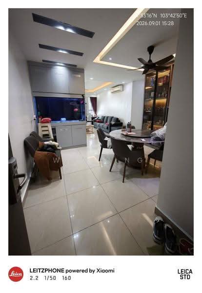 Service Residence for Rent at D'Secret Garden (Pangsapuri Kempas Indah) - Wan Ning - Living Room - PropertyGuru.com.my