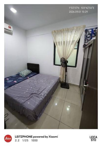 Service Residence for Rent at D'Secret Garden (Pangsapuri Kempas Indah) - Wan Ning - Bedroom - PropertyGuru.com.my