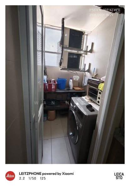Service Residence for Rent at D'Secret Garden (Pangsapuri Kempas Indah) - Wan Ning - Balcony - PropertyGuru.com.my