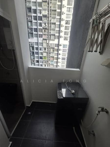 Service Residence for Rent at D'Pristine - Alicia Fong - Balcony - PropertyGuru.com.my