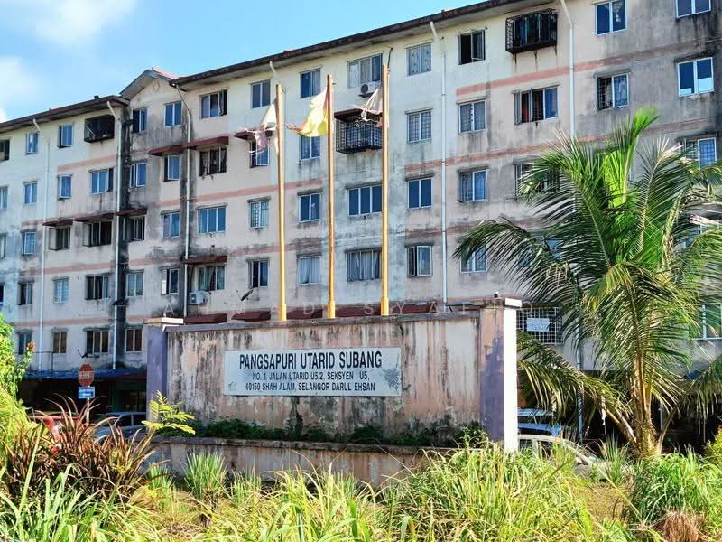 Pangsapuri untuk Dijual di Pangsapuri Utarid Subang - Ahmad Syafiq - Exterior - PropertyGuru.com.my