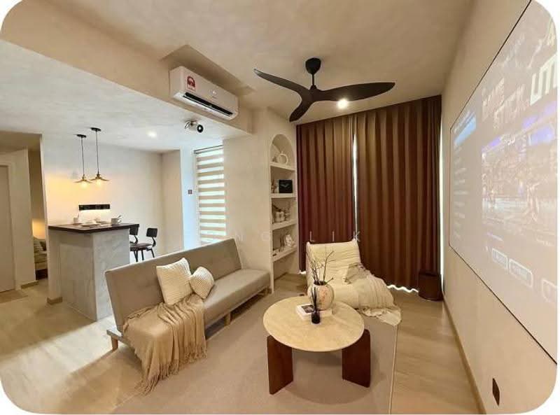 Service Residence for Sale at Midas @ Seri Alam - Fong Lik - Living Room - PropertyGuru.com.my