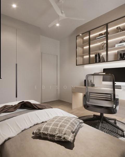 Kediaman Servis untuk Disewa di Mitsui Serviced Suites - Edison . - Bedroom - PropertyGuru.com.my