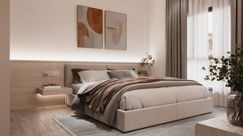 Kediaman Servis untuk Disewa di Mitsui Serviced Suites - Edison . - Bedroom - PropertyGuru.com.my