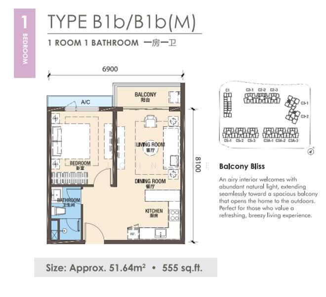 Pangsapuri untuk Dijual di R&F Princess Cove Phase 3-New Casa Suites - John Lee - PropertyGuru.com.my