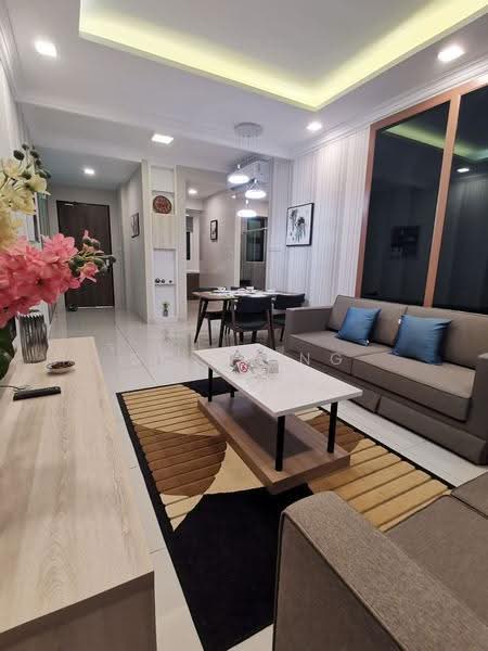 Kediaman Servis untuk Dijual di Maxim D'Parc - SK Ching - Living Room - PropertyGuru.com.my