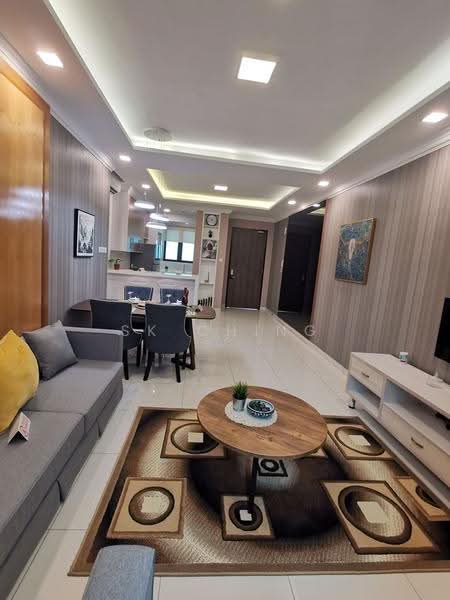 Kediaman Servis untuk Dijual di Maxim D'Parc - SK Ching - Living Room - PropertyGuru.com.my