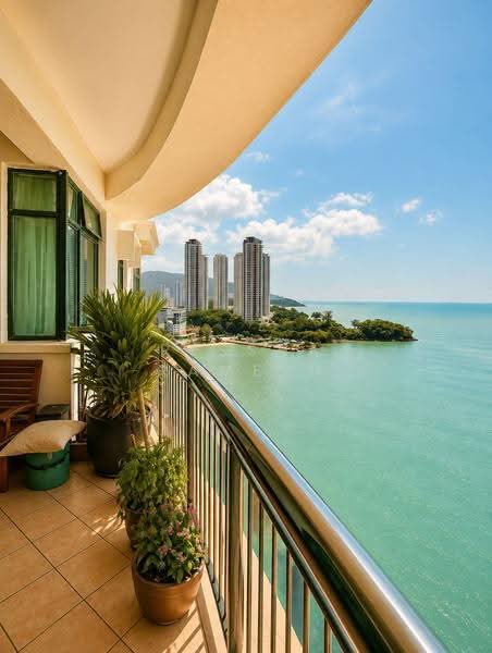 Kondominium untuk Dijual di Sri Golden Bay Condominium - Ressha Ramesh - Balcony - PropertyGuru.com.my