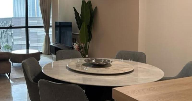 Service Residence for Rent at TRX Residences - Jeff Teong - Living Room - PropertyGuru.com.my