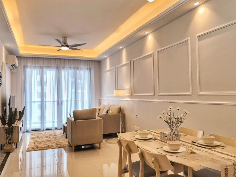 Kondominium untuk Disewa di R&F Princess Cove Phase 2-Seine Region - Benjamin Oh - Living Room - PropertyGuru.com.my
