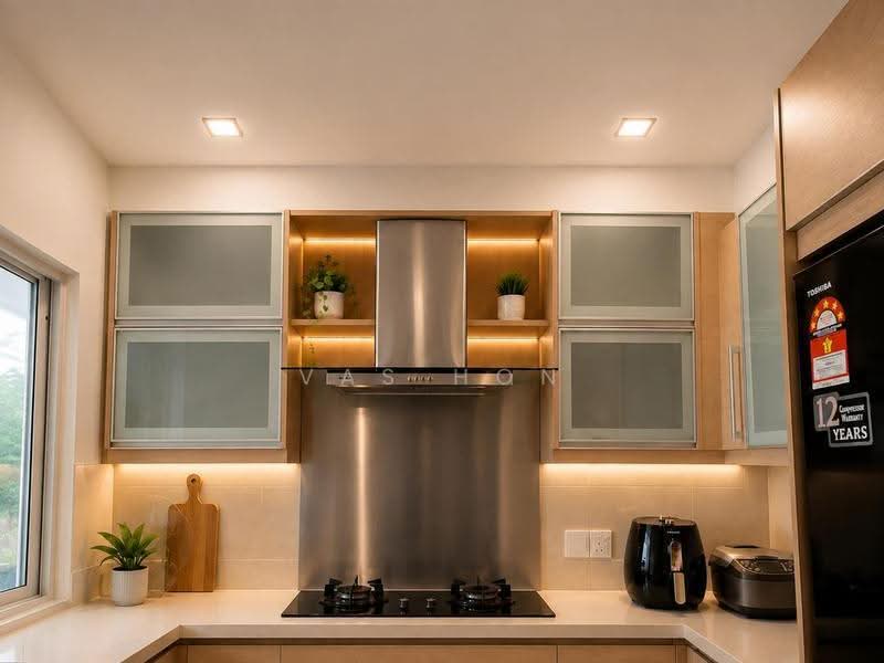 Kondominium untuk Disewa di Desa Impiana - Vas Hon - Kitchen - PropertyGuru.com.my