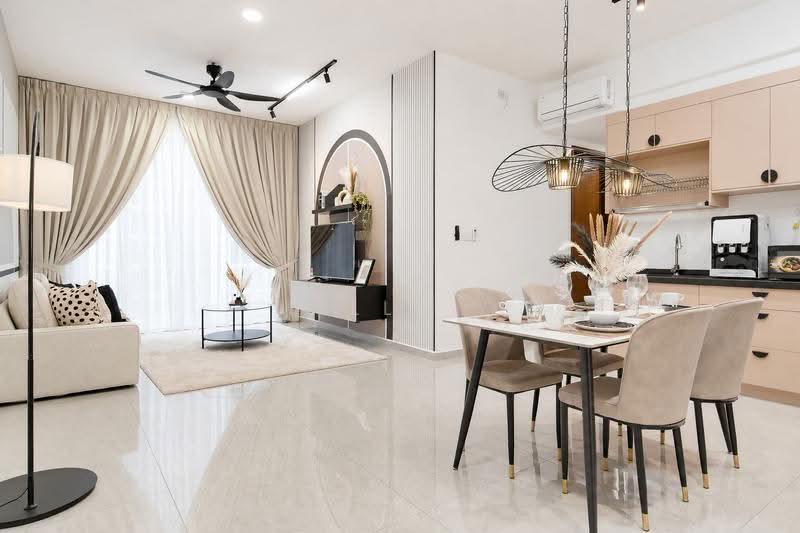 Condominium for Rent at Muze @ PICC - Lilly . - Living Room - PropertyGuru.com.my