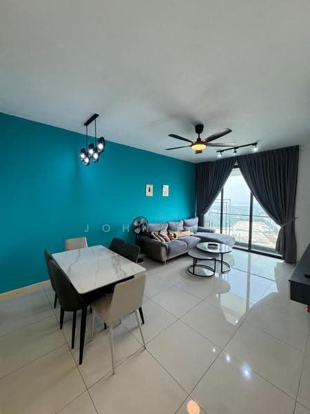 Service Residence for Rent at The M @ Medini Macrolink - John Sia - Living Room - PropertyGuru.com.my