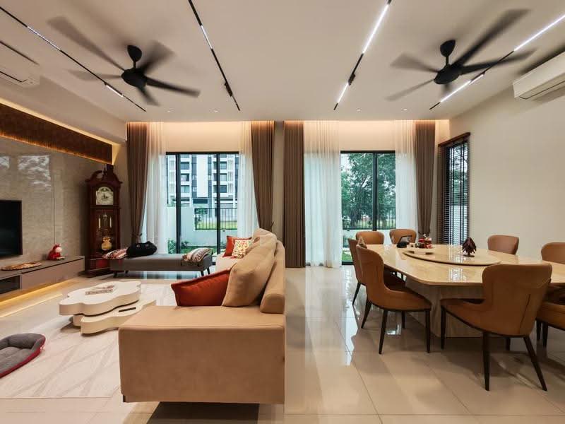 Rumah Berkembar untuk Dijual di Cyber 10 (Cyberjaya) - Grace Tham - Living Room - PropertyGuru.com.my