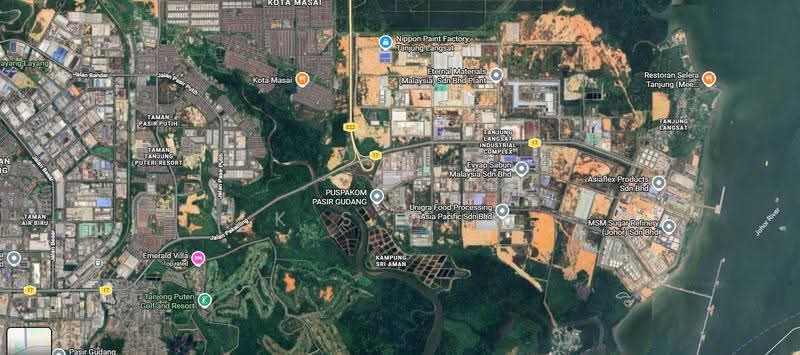 Tanah Perindustrian untuk Dijual di Kawasan Perindustrian Tanjung Langsat (Pasir Gudang) - K S Ong - Exterior - PropertyGuru.com.my