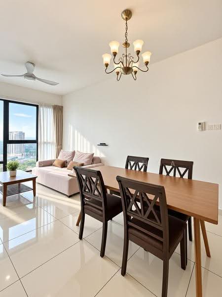 Service Residence for Rent at Southkey Mosaic - Serene Chua - Living Room - PropertyGuru.com.my