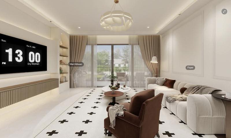 Kediaman Servis untuk Disewa di Jendela Residences - Esther Ann - Living Room - PropertyGuru.com.my