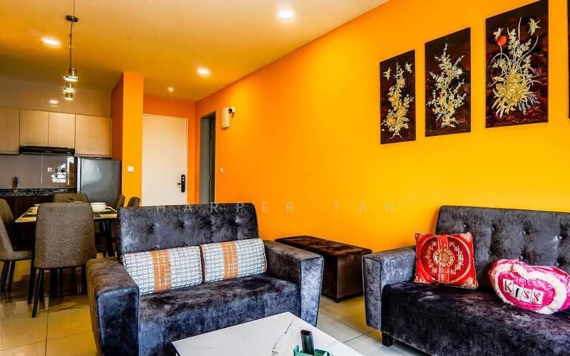 Kediaman Servis untuk Disewa di Kenwingston Platz - Harper Tan - Living Room - PropertyGuru.com.my